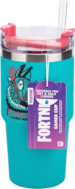 Paladone Fortnite Gamer Cup juomapullo/termosmuki, 600 ml
