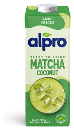 Alpro Kookospähkinäjuoma soijalla Matcha Maustamaton 1L