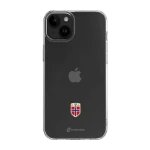 Phonecases3D iPhone 15 Norges Fotballforbund Clear case -suojakuori, musta