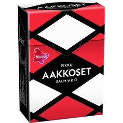 Aakkoset Malaco 75 g Pikku Salmiakki pastilli