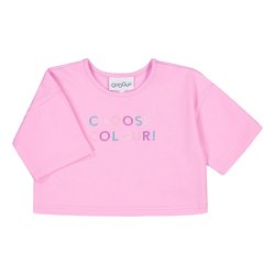 Slogan Cropped T-Shirt