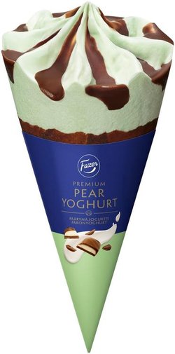 Fazer Premium Pear Yoghurt kermajäätelötuutti 105g/175ml