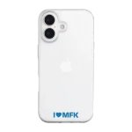 Phonecases3D iPhone 17 Molde FK Clear case -suojakuori, valkoinen