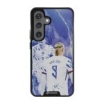 Phonecases3D Samsung Galaxy S25 Norges Fotballforbund Haaland -3D suojakuori, musta
