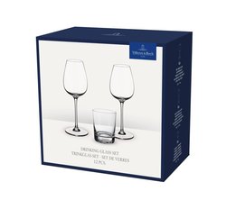 Villeroy & Boch Purismo viini- / juomalasisetti, 12-osainen