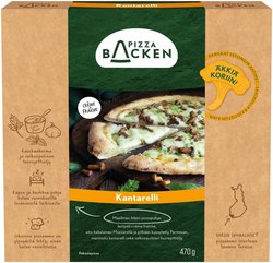 Pizza Backen Kantarelli 470g pakastepizza
