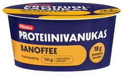 Pirkka proteiinivanukas 150g banoffee