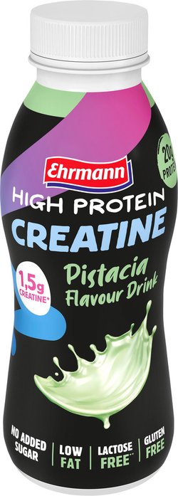 Ehrmann High Protein proteiinijuoma pistaasi kreatiinilla 330ml laktoositon