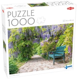 Tactic Wisteria Alley In Blossom, palapeli 1000 palaa