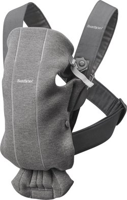 BabyBjörn Mini 3D Jersey -kantoreppu, Dark Grey