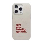 Phonecases3D iPhone 15 Pro Martine Halvorsen kompostoituva suojakuori, valkoinen