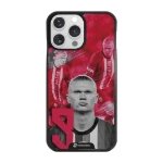 Phonecases3D iPhone 14 Pro Norges Fotballforbund Haaland -3D suojakuori, musta