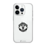 Phonecases3D iPhone 14 Pro Manchester United FC Clear case -suojakuori, valkoinen