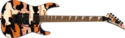 Jackson X Series Soloist SLX DX Camo -sähkökitara, Butterscotch Camo