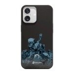 Phonecases3D iPhone 16 Norges Motorsportforbund kompostoituva suojakuori, musta