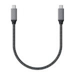 Satechi ST-U4C25M USB4-kaapeli, 25 cm, musta/harmaa