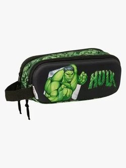 Marvel Avengers 3D Hulken Kaksilokeroinen Penaali, Musta/Vihreä