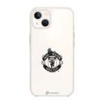 Phonecases3D iPhone 14 Manchester United FC Clear case -suojakuori, valkoinen
