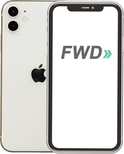 Käytetty Apple iPhone 11 64 Gt puhelin, valkoinen (MHDC3)