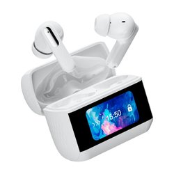 Senz Display True Wireless -kuulokkeet, valkoinen