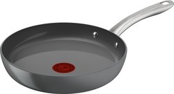 Tefal (RE)NEW+ -paistinpannu, 24 cm, keraaminen pinnoite, harmaa