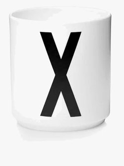 Design Letters Muki Posliini X, Valkoinen