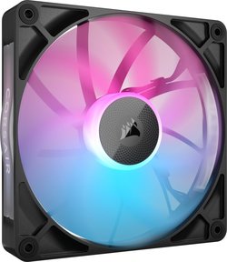 Corsair iCUE LINK RX140 RGB PWM Expansion -tuuletin, musta, 140 mm