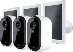 Arlo Essential 3 2K turvakamera (3 kpl) + Arlo aurinkopaneeli (3)