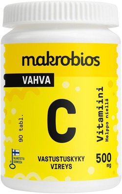 Makrobios C-vitamiini 500 mg 90 tabl 55g