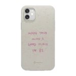 Phonecases3D iPhone 11 Martine Halvorsen kompostoituva suojakuori, valkoinen