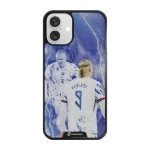 Phonecases3D iPhone 16 Plus Norges Fotballforbund Haaland -3D suojakuori, musta