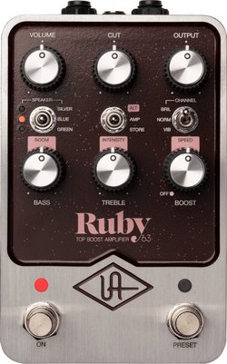 Universal Audio Ruby '63 Top Boost Amplifier -pedaali
