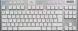 Logitech G915 TKL -pelinäppäimistö, Tactile-kytkimet, valkoinen