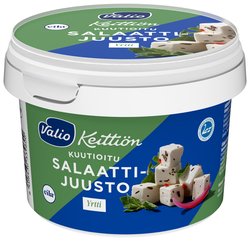 Valio Keittiön 160g yrtti salaattijuusto kuutioina laktoositon