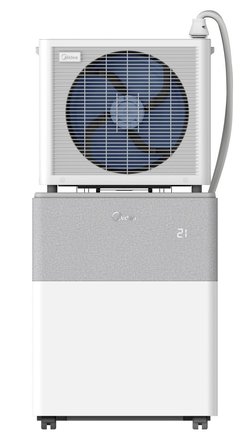 Midea PortaSplit ilmastointilaite ilmalämpöpumpulla, valkoinen