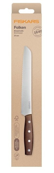 Fiskars Folken Leipäveitsi, 21cm