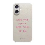Phonecases3D iPhone 17 Martine Halvorsen kompostoituva suojakuori, valkoinen