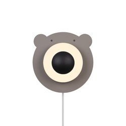 Nordlux Bruna Bear seinävalaisin, ruskea