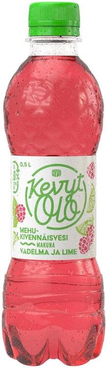 KevytOlo Vadelma-Lime mehukivennäisvesi 0,5 l kmp