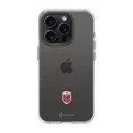 Phonecases3D iPhone 16 Pro Norges Fotballforbund Clear case -suojakuori, musta