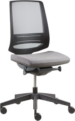 Toplux Light Up 250 SL -toimistotuoli, verkkoselkä, harmaa