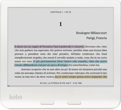 Kobo Libra Colour 7" -e-kirjojen lukulaite, valkoinen