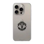 Phonecases3D iPhone 15 Pro Manchester United FC Clear case -suojakuori, valkoinen