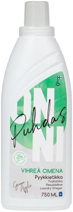 Puhdas ONNI Pyykkietikka Vihreä Omena 750 ML