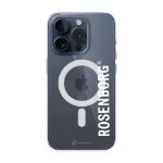 Phonecases3D iPhone 15 Pro RBK Clear case (MagSafe) -suojakuori, musta