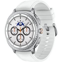SAMSUNG GALAXY WATCH8 CLASSIC E-SIM ÄLYKELLO, Valkoinen/Hopea