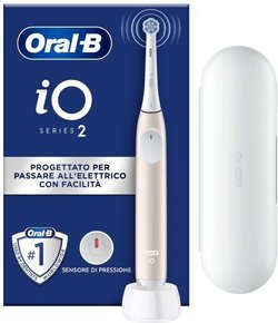 Oral-B iO2 sähköhammasharja + matkakotelo, vaaleanpunainen