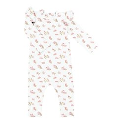 Baby Print Rib Florette Full Bodysuit