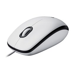 Logitech M100 hiiri, valkoinen