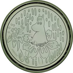 Arabia Muumi -lautanen, 15,5 cm, havunvihreä